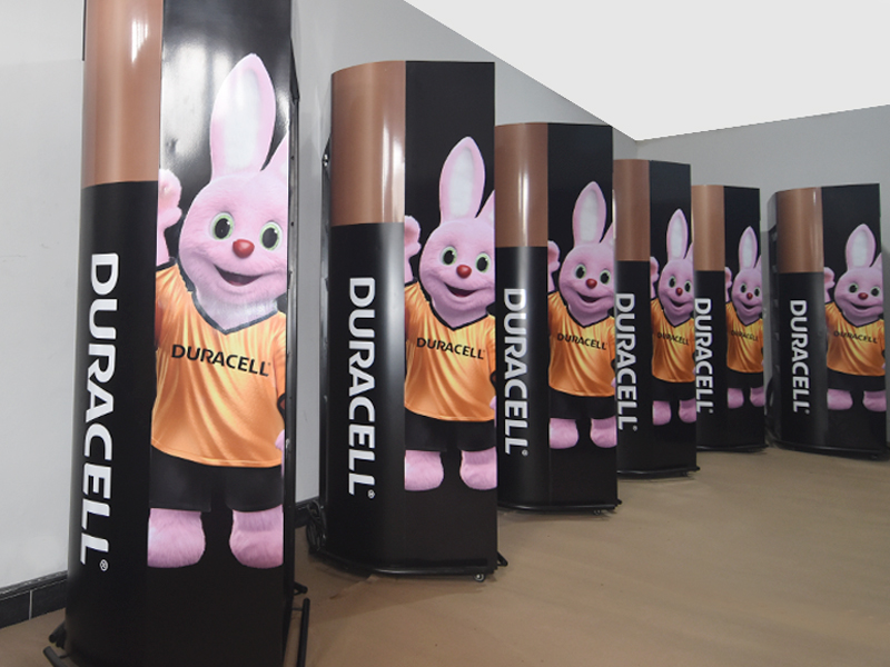 Exhibidor Pilas Duracell metal