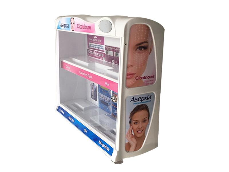 Exhibidor POP Counter top Asepxia cicatricure