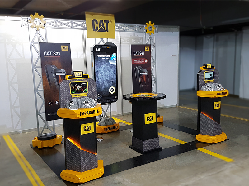 stand exhibicion caterpillar eventos interactivo 1