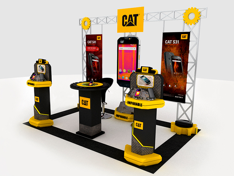 stand exhibicion caterpillar eventos interactivo 2