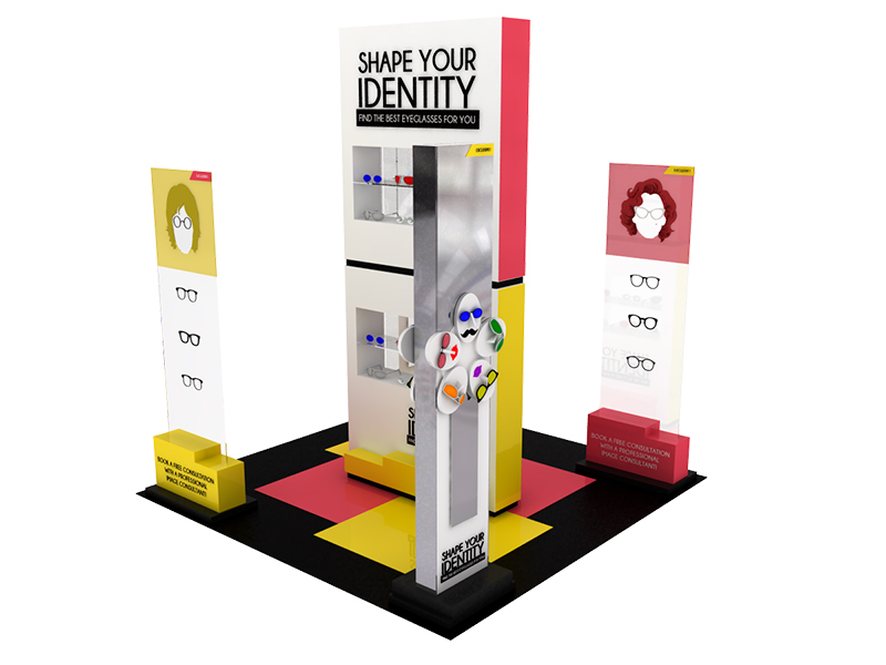 stand optica gafas luxottica frames 1